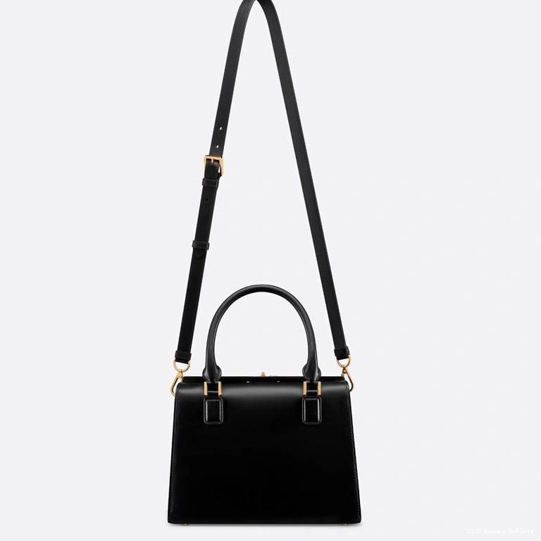 Cheap Dior Boston Small Calfskin Black Bag Box 0807 Luxury